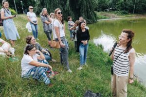 zdjęcie z warsztatów terenowych podczas waterfolder day 2025