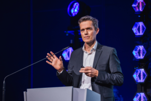 zdjęcie Ulricha Dittmera podczas prezentacji na stormwater poland 2026